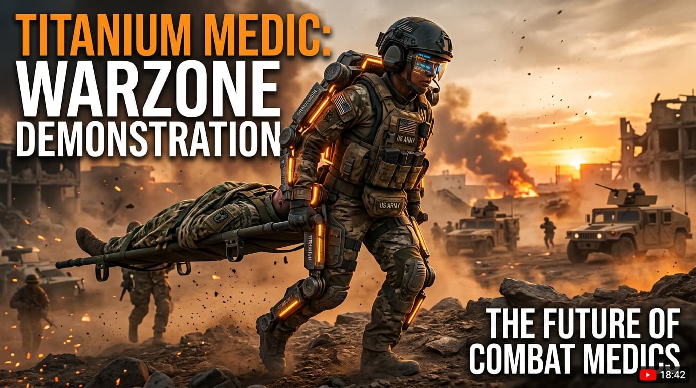 Bionic Combat Medic: Warzone Demonstration of Powered Exoskeleton