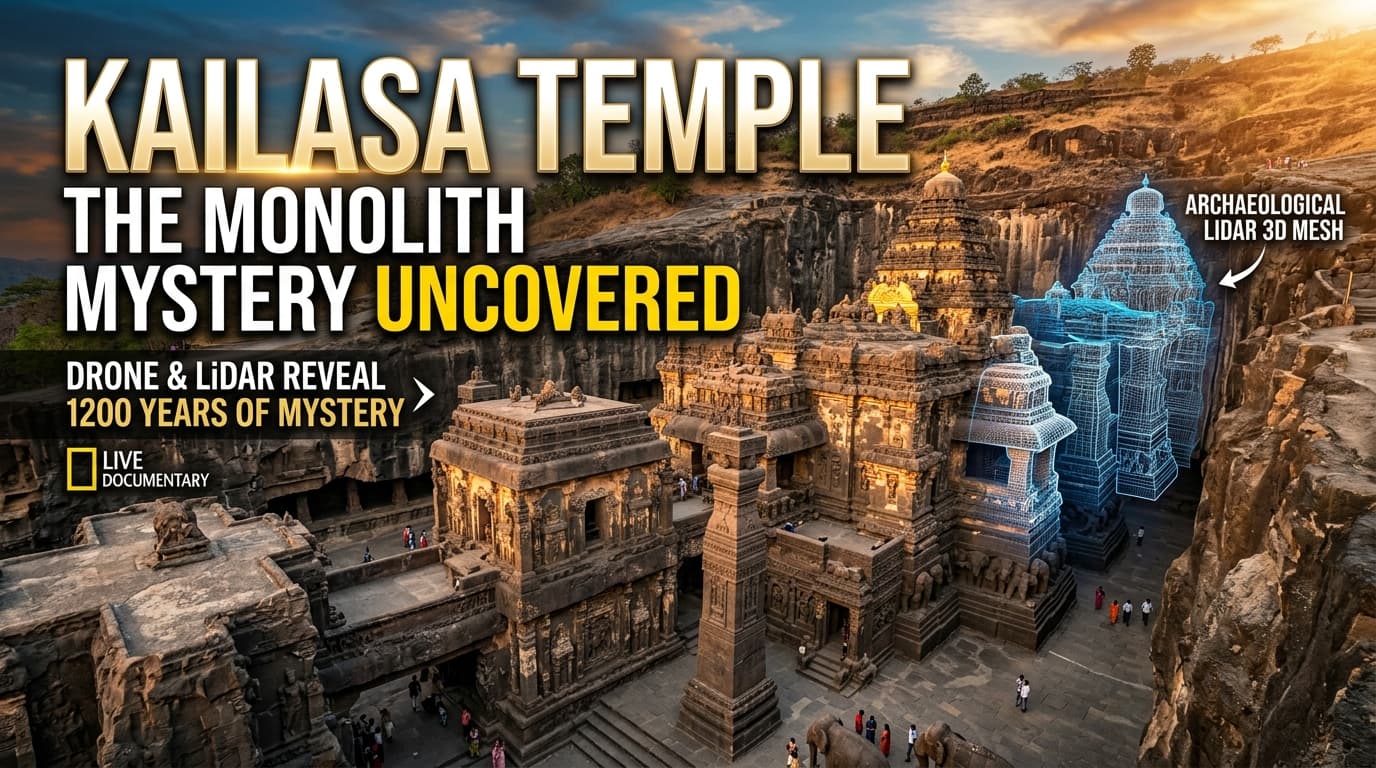 Kailasa Temple: The Top-Down Mountain Carving Mystery