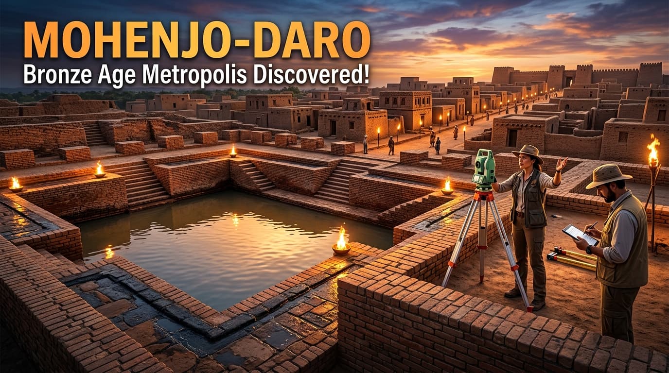 Mohenjo-Daro: The 4,500-Year-Old Bronze Age Metropolis