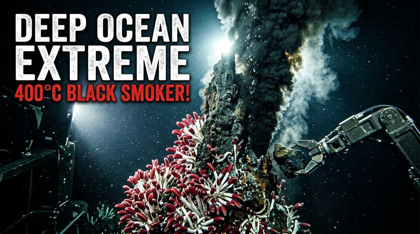 Deep Ocean Extreme: The 400°C Black Smoker Ecosystem