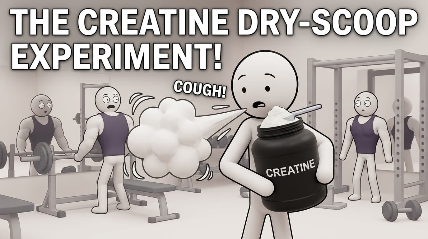 The Creatine Dry-Scoop Experiment: Coughing Up Pure Powder