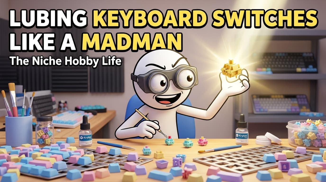 I Spent $800 Lubing Custom Mechanical Keyboard Switches