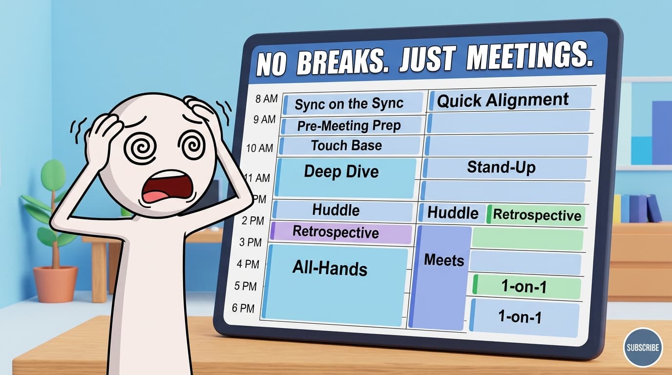 Calendar Tetris: "Let's Sync on the Sync Before the All-Hands"