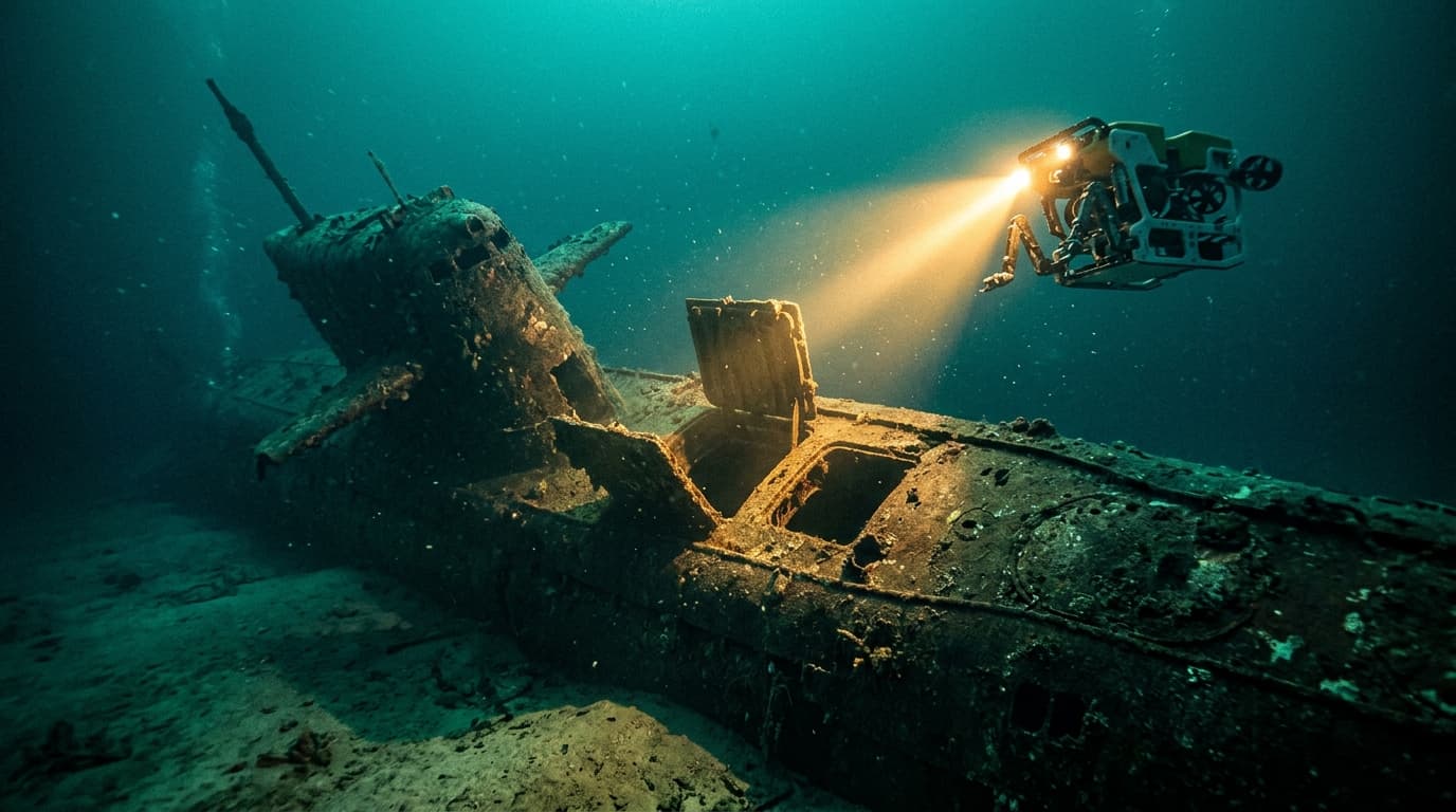 Cold War Ghost: The 4,500M Sunken Submarine Wreckage