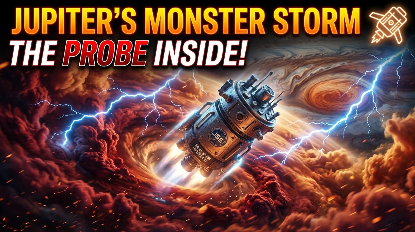 Jupiter's Monster Storm: The Probe Inside!