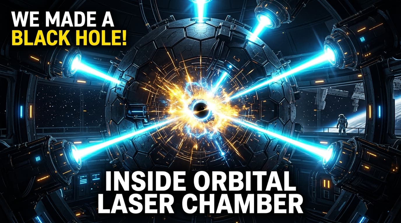 We Made a Black Hole: Inside the Orbital Petawatt Laser Chamber